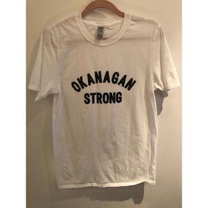 Okanagan Strong White Tee Size Small
